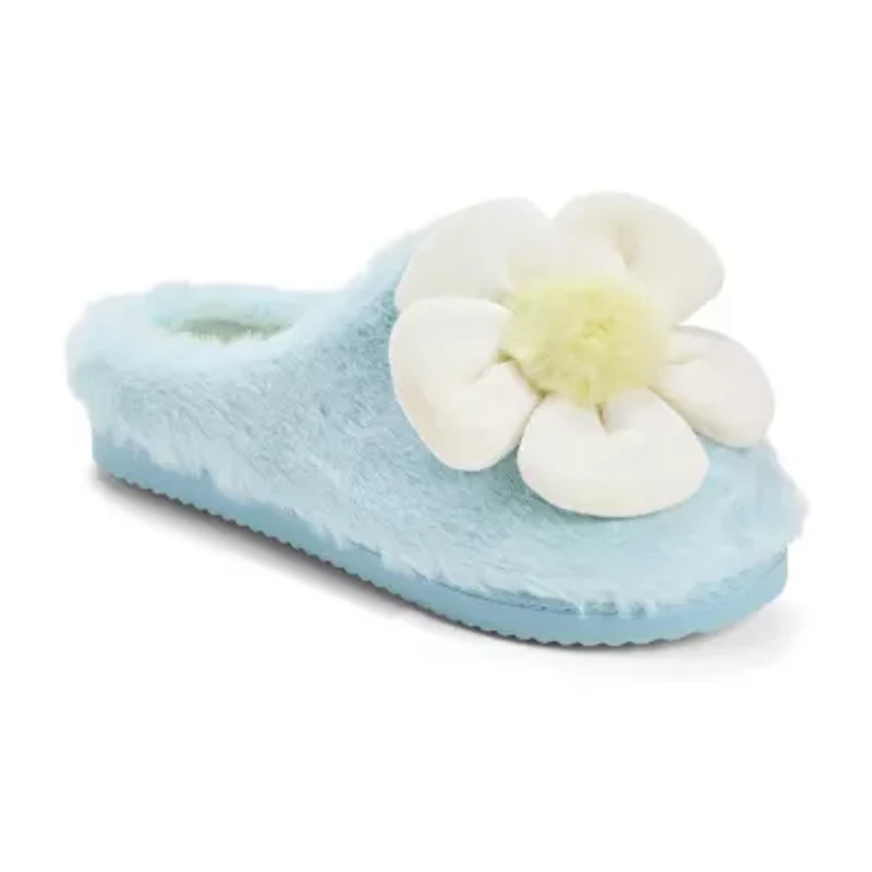 Dearfoams Womens Memory Foam Slip-On Slippers