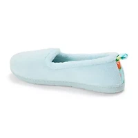 Dearfoams Womens Memory Foam Slip-On Slippers