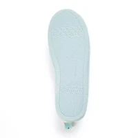 Dearfoams Womens Memory Foam Slip-On Slippers