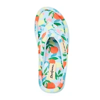 Dearfoams Womens Memory Foam Slip-On Slippers