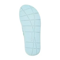 Dearfoams Womens Memory Foam Slip-On Slippers