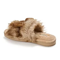 Dearfoams Womens Memory Foam Slip-On Slippers