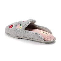 Dearfoams Womens Memory Foam Slip-On Slippers