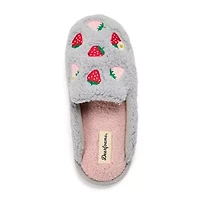 Dearfoams Womens Memory Foam Slip-On Slippers