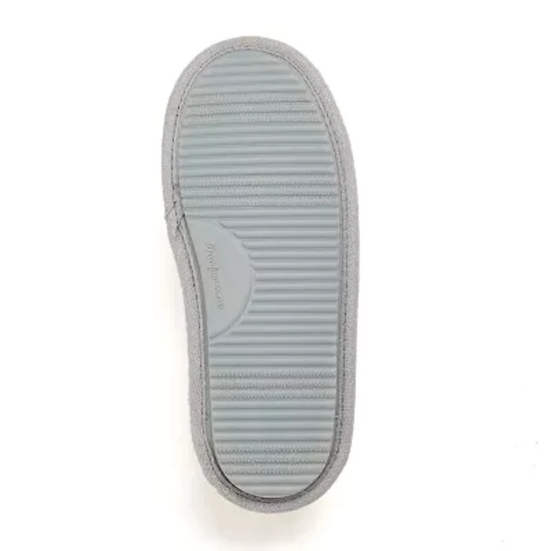 Dearfoams Womens Memory Foam Slip-On Slippers