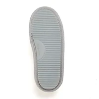 Dearfoams Womens Memory Foam Slip-On Slippers