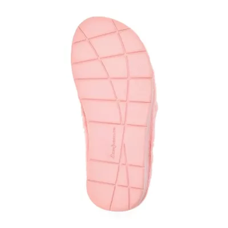 Dearfoams Wrenley Terry Thong Womens Memory Foam Slip-On Slippers