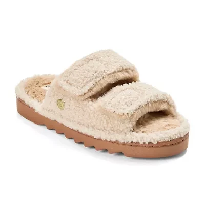 Dearfoams Womens Memory Foam Slip-On Slippers