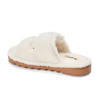 Dearfoams Womens Memory Foam Slip-On Slippers