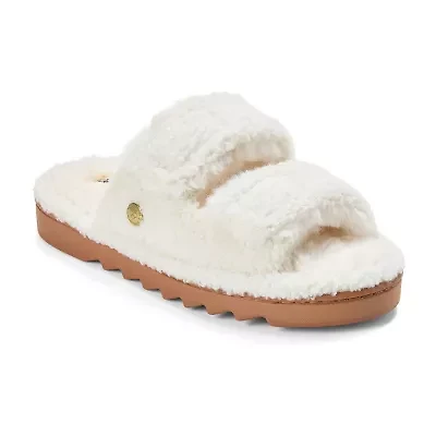 Dearfoams Womens Memory Foam Slip-On Slippers