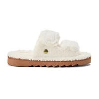 Dearfoams Womens Memory Foam Slip-On Slippers