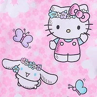 Little & Big Kid Girls Hello Kitty Crew Neck Long Sleeve 4-pc. Pajama Sets