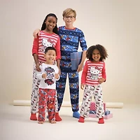 Toddler Boys Fleece Crew Neck Long Sleeve 2-pc. Pajama Sets