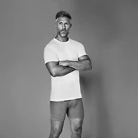 Stafford Dry + Cool Mens 4 Pack Short Sleeve Crew Neck Moisture Wicking T-Shirt