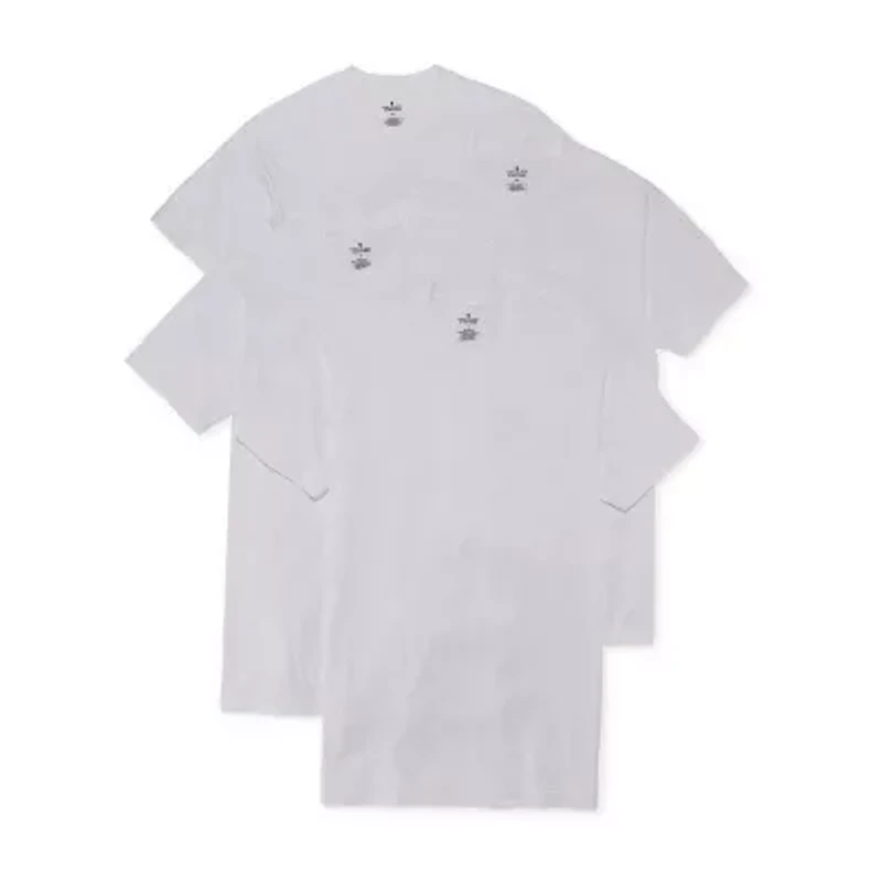 Stafford Super Soft Cotton Mens 4 Pack Short Sleeve Crew Neck T-Shirt