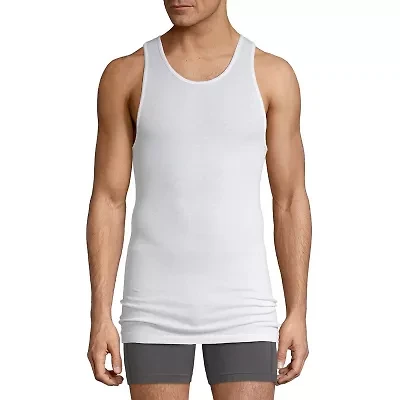 Stafford Super Soft Cotton Mens Sleeveless 4 Pack Tank