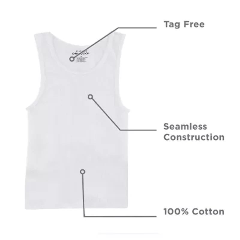 Stafford Super Soft Cotton Mens Sleeveless 4 Pack Tank