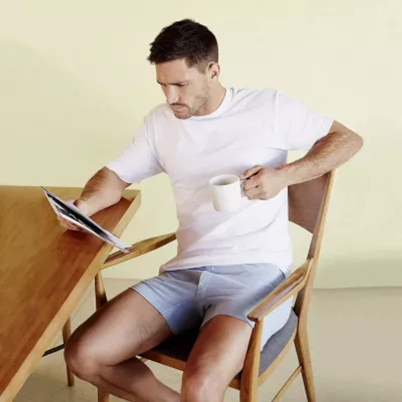 Stafford Heavyweight Cotton Mens 4 Pack Short Sleeve Crew Neck T-Shirt