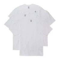 Stafford Heavyweight Cotton Mens 4 Pack Short Sleeve Crew Neck T-Shirt