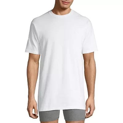 Stafford Heavyweight Cotton Mens 4 Pack Short Sleeve Crew Neck T-Shirt