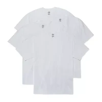 Stafford Heavyweight Cotton Mens 4 Pack Short Sleeve Crew Neck T-Shirt