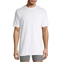 Stafford Heavyweight Cotton Mens 4 Pack Short Sleeve Crew Neck T-Shirt