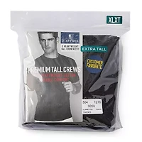 Stafford Heavyweight Cotton Mens 3 Pack Short Sleeve Crew Neck T-Shirt