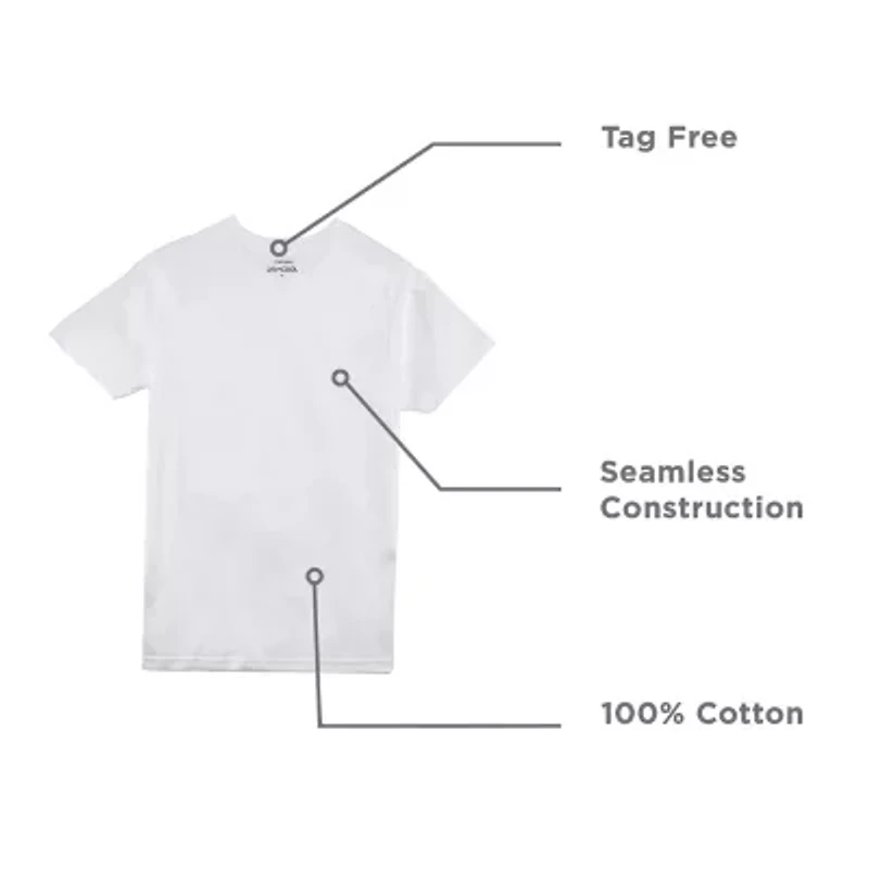 Stafford Super Soft Cotton Mens 4 Pack Short Sleeve Crew Neck T-Shirt