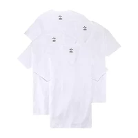 Stafford Super Soft Cotton Mens 4 Pack Short Sleeve V Neck T-Shirt
