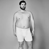 Stafford Cotton Mens 4 Pack Boxer Briefs 302866