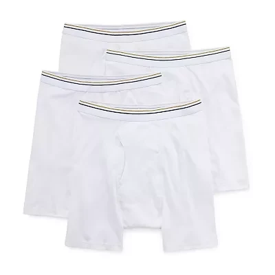 Stafford Cotton Mens 4 Pack Boxer Briefs 302866
