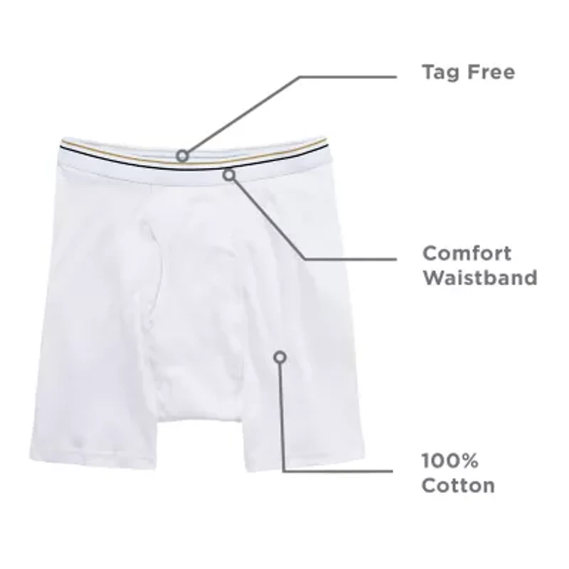 Stafford Cotton Mens 4 Pack Boxer Briefs 302866