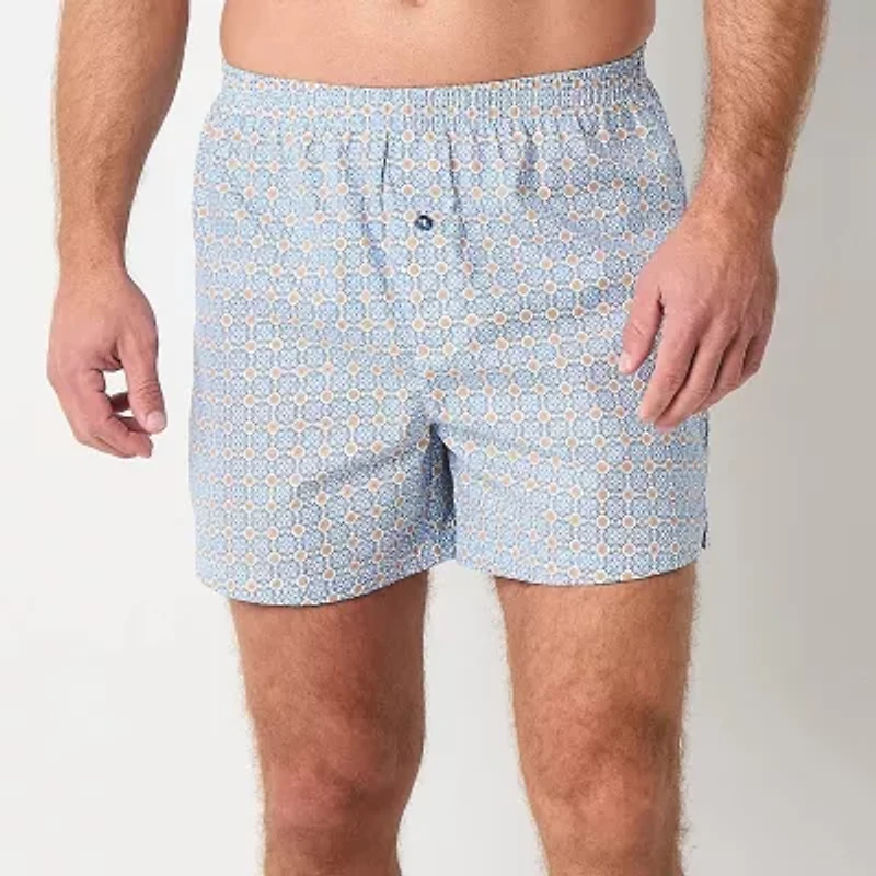 Stafford Cotton Woven Mens 4 Pack Boxers 302600