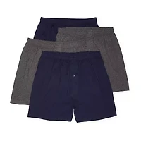 Stafford Cotton Knit Mens 4 Pack Boxers 305939