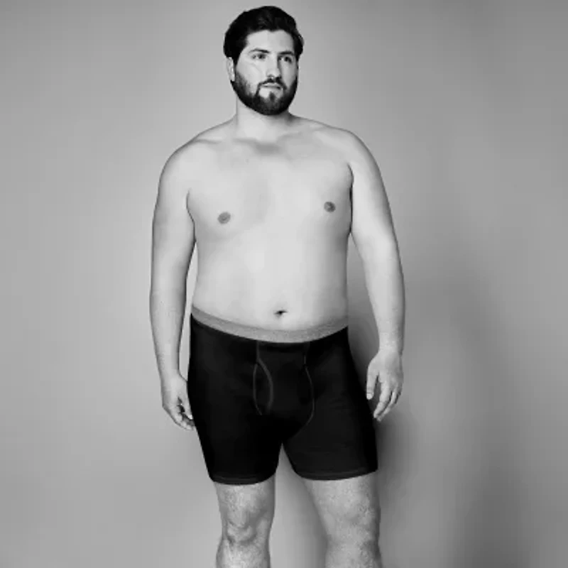 Stafford Cotton Mens Big 4 Pack Boxer Briefs 302866