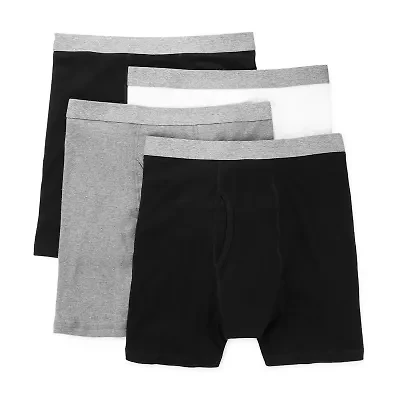 Stafford Cotton Mens Big 4 Pack Boxer Briefs 302866