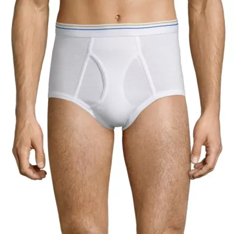 Stafford Dry + Cool Full-Cut Mens Big 6 Pack Briefs 302872