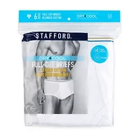 Stafford Dry + Cool Full-Cut Mens Big 6 Pack Briefs 302872