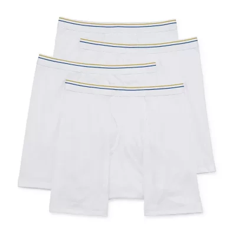 Stafford Dry + Cool Mens Big 4 Pack Boxer Briefs 302869