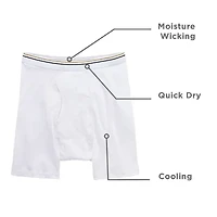 Stafford Dry + Cool Mens Big 4 Pack Boxer Briefs 302869