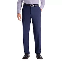 Haggar Travel Performance Tailored Mens Stretch Fabric Regular Fit Flat Front Suit Pant
