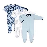 The Peanutshell Baby Boys 3-pc. Animal Sleep and Play