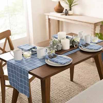 Fieldcrest Window Pane Table Runner