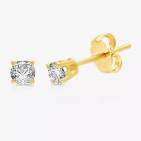 ( G/SI1-SI2 ) 1/4 CT. T.W. Lab-Grown Diamond 14K Gold Round Stud Earrings