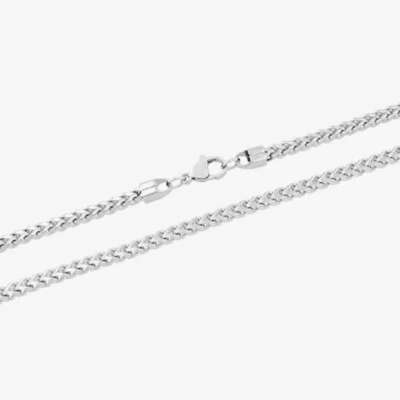 Men's Stainless Steel Solid Link Chain Necklace