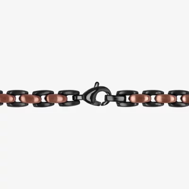 Mens Stainless Steel 24 Inch Link Chain Necklace