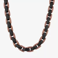 Mens Stainless Steel 24 Inch Link Chain Necklace