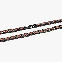 Mens Stainless Steel 24 Inch Link Chain Necklace