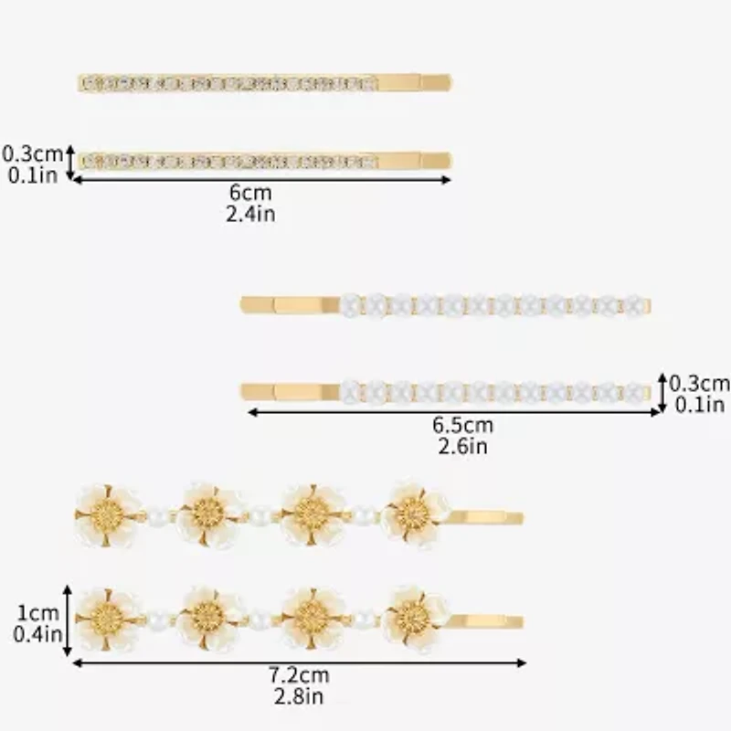 Bijoux Bar 6-pc. Bobby Pin