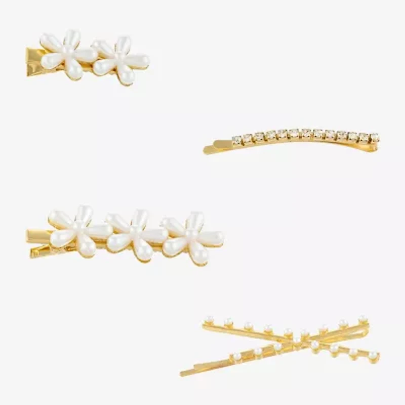 Bijoux Bar Flower 4-pc. Bobby Pin
